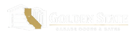Golden State Garage Doors & Gates logo with California outline.